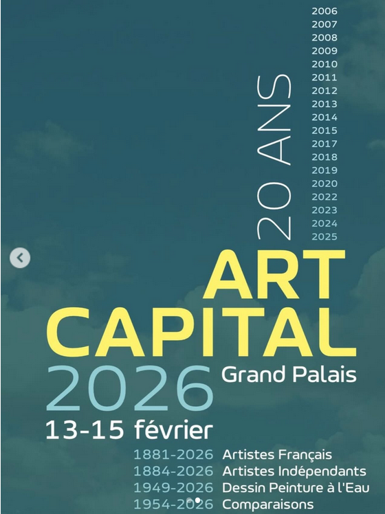 Art Capital — Grand Palais, exhibition poster